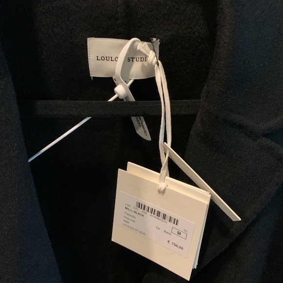 Loulou Studio Mill Cashmere Blend Coat - Picture 4 of 6